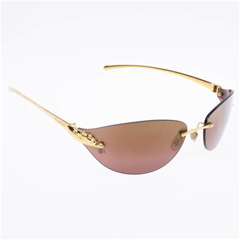 buy cartier panthere sunglasses|cartier panthere rimless glasses.